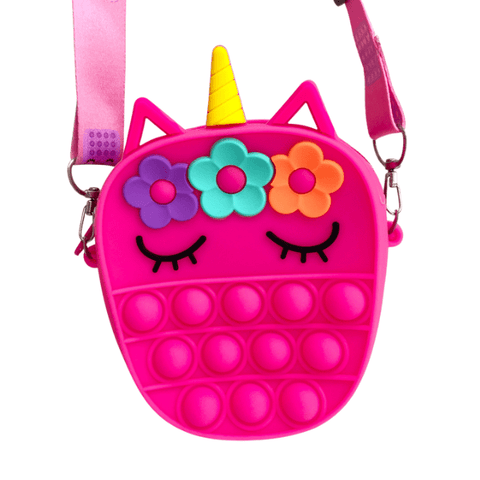 Unicorn Crossbody Popit Bag