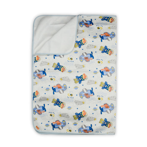 Croc On The Moon Diaper Changing Sheet