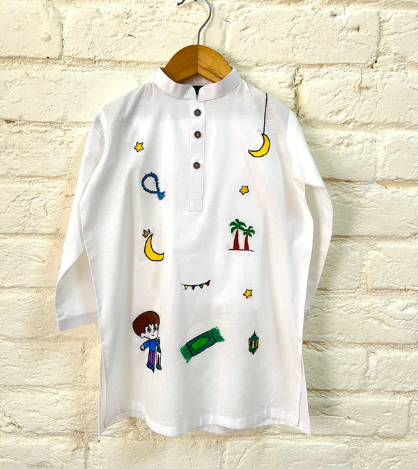 Boys Eid Doodle Kurta