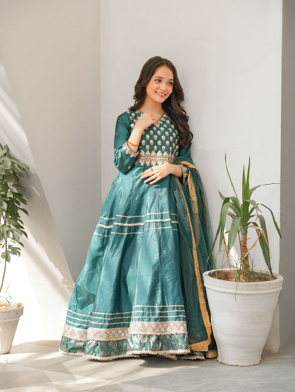 Zinic Long Anarkali Frock