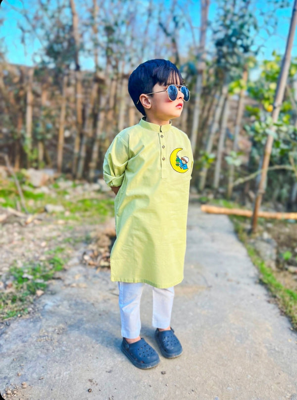 Boy Green Eid Dress