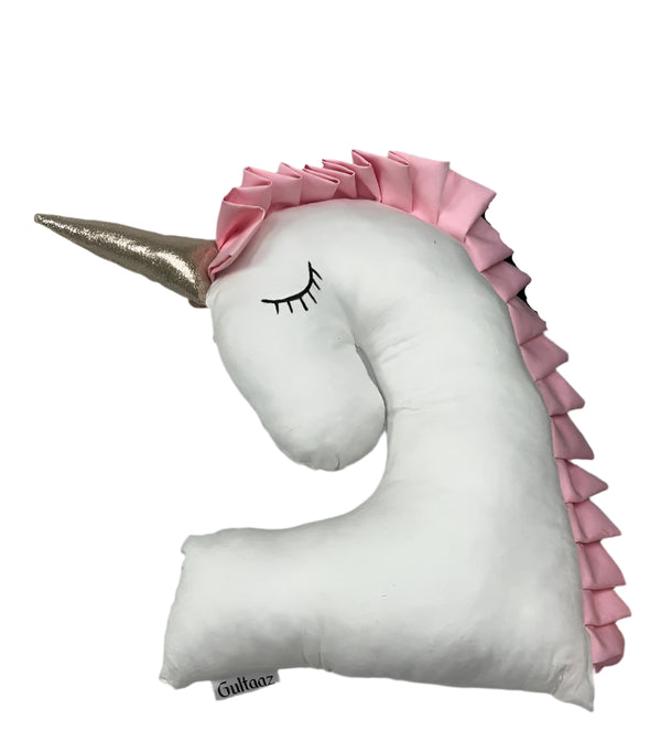 Unicorn shaped cushion