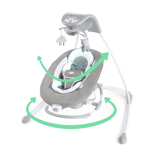 Ingenuity InLighten 2-in-1 Baby Swing & Rocker