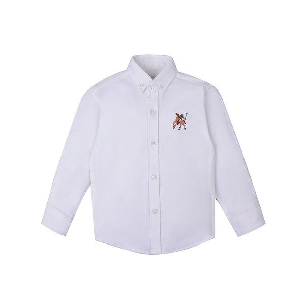 Boy White Polo Shirt