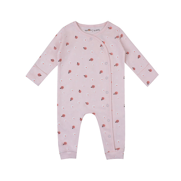 Girls Ladybug Sleep Suit