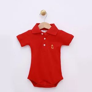 Body Suit Boys Ti Red